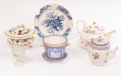 Various English porcelain, 1790-1820,