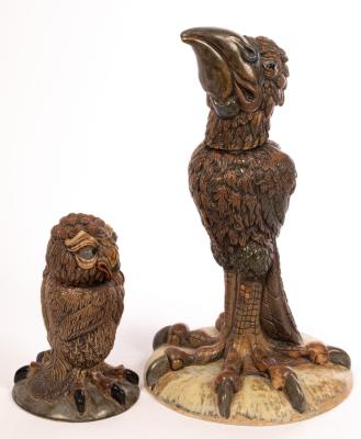 Two Cobridge stoneware models of