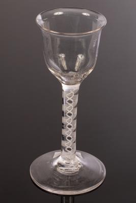 An 18th Century wine glass the 36bc26