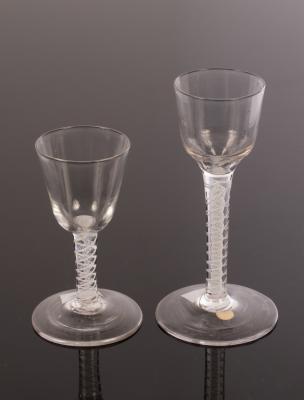 An 18th Century wine glass and