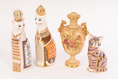 A Royal Worcester blush ivory vase