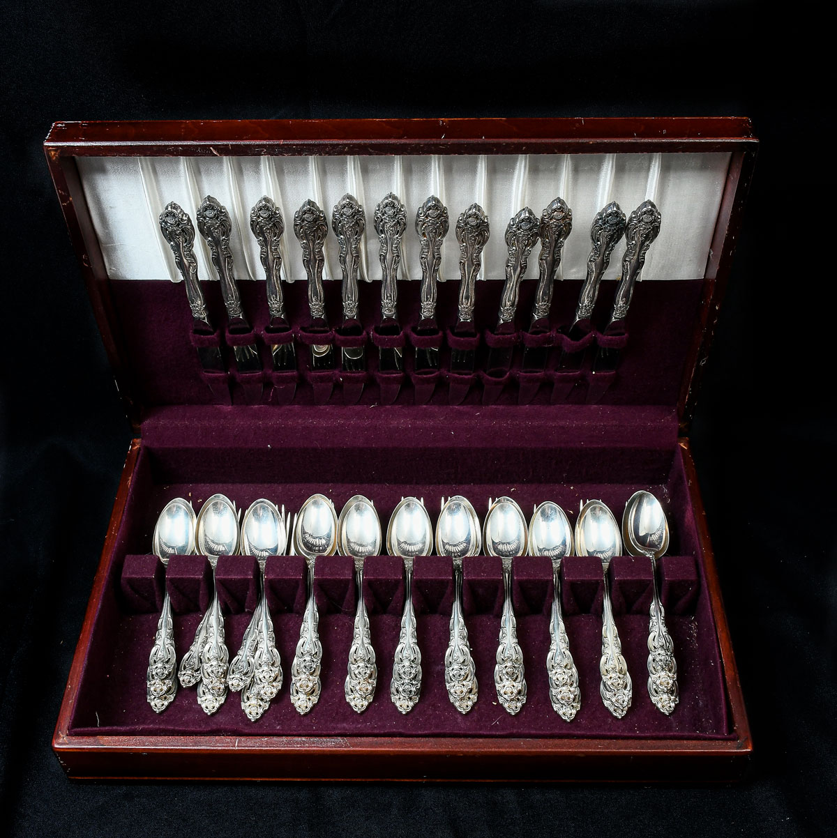 60 PC. GORHAM ''LA SCALA'' STERLING