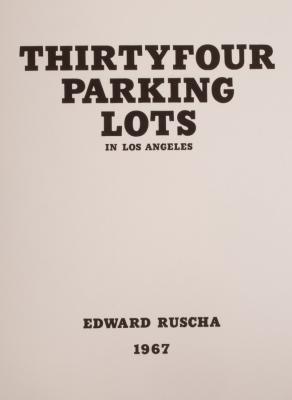Edward Ruscha (born 1937) Thirty-Four
