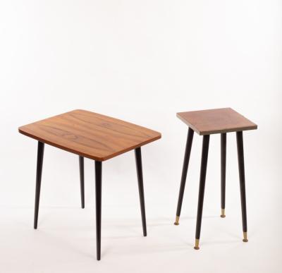 Two 20th Century side tables, one with