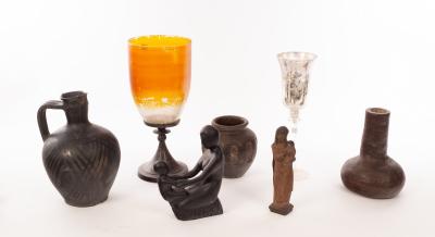 Three stoneware vessels one with 36bdbe