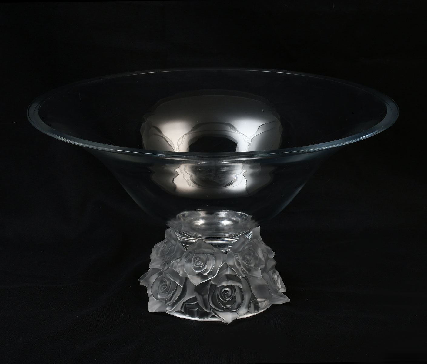 LARGE LALIQUE CRYSTAL CENTERPIECE 36be10