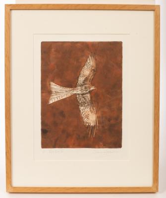 Elaine Williams Red Kite II signed 36be5e