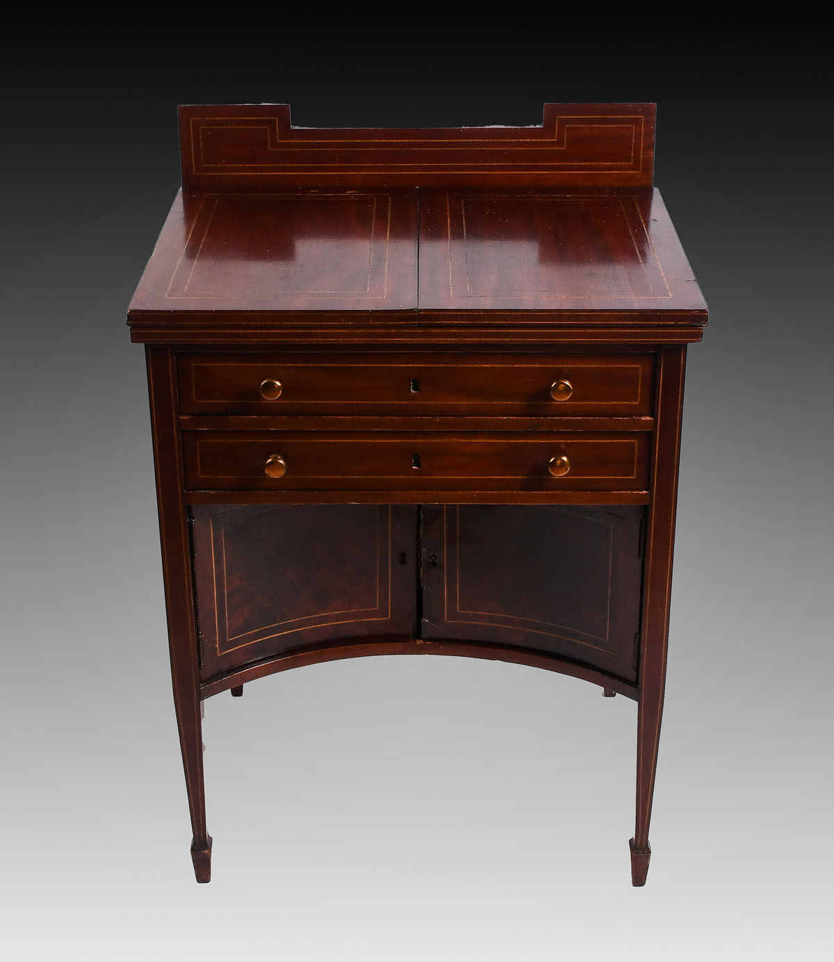 HEPPLEWHITE ENVELOPE WRITING DESK  36be61