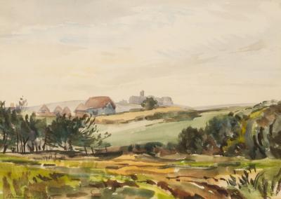 Adrian Bury (1891-1991)/Landscape/signed