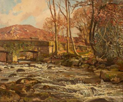 Donald Floyd 1892 1965 Crickhowel river 36bed9