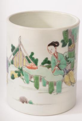 A Chinese famille vert porcelain