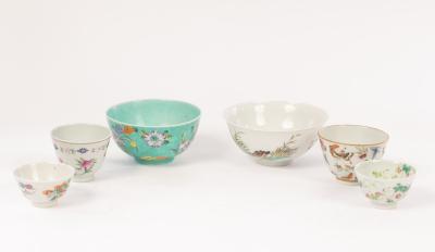 Seven Chinese famille rose bowls,