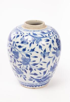 A blue and white jar Qing dynasty  36bf50