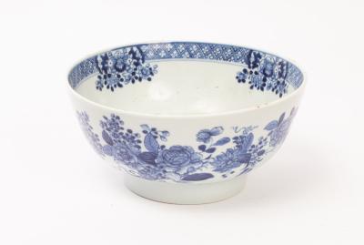 A blue and white Chinese export