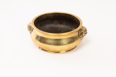 A Chinese bronze censer, Qing Dynasty,