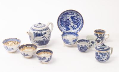 Ten items of Chinese blue and white 36bf80