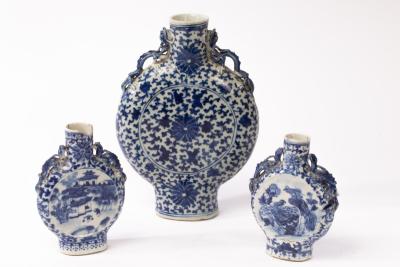 Three Chinese blue and white porcelain 36bfa7