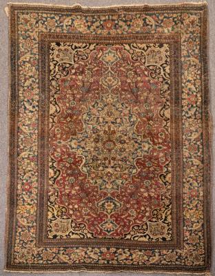 An Isfahan rug, Central Persia,