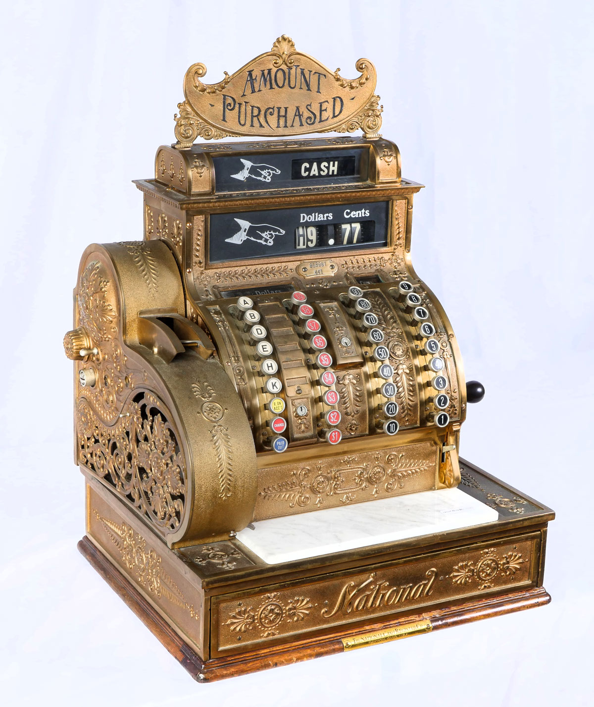 ANTIQUE NATIONAL CASH REGISTER: