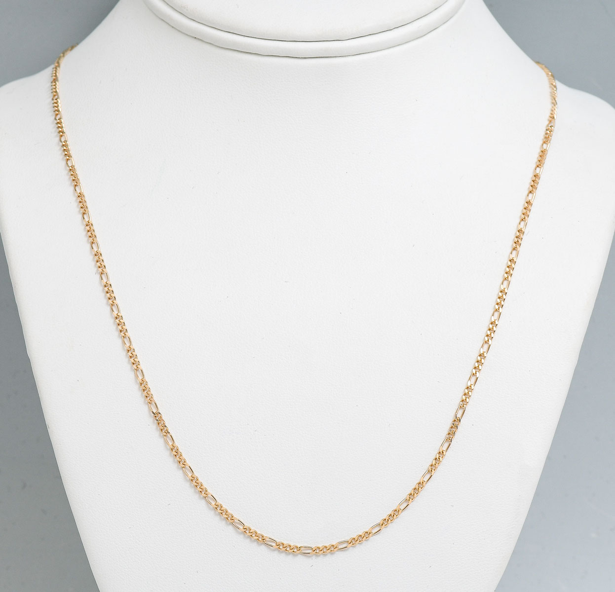 14K ITALIAN FIGARRO LINK 24 CHAIN  36c0e7