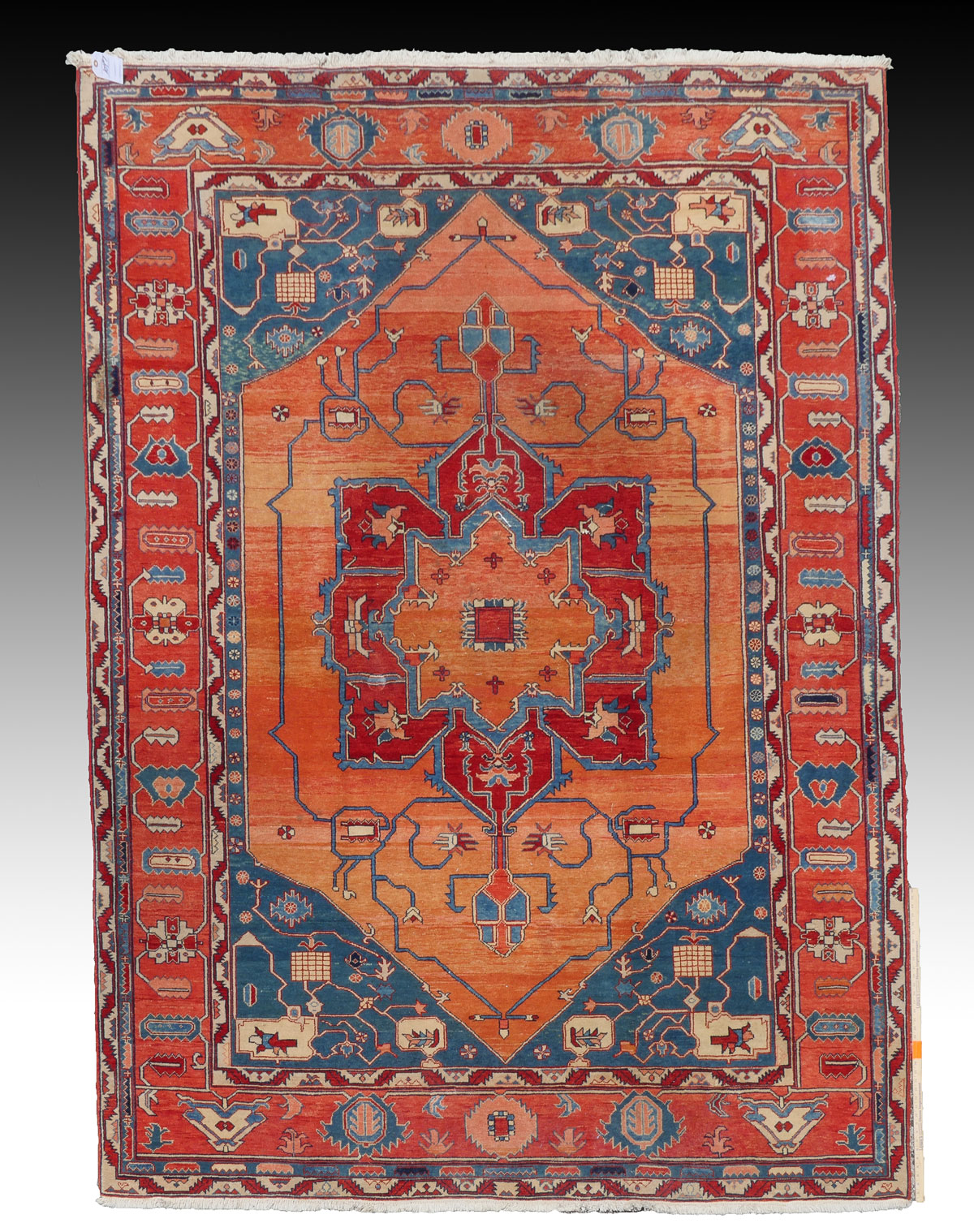 TURKISH HAND KNOTTED WOOL RUG,