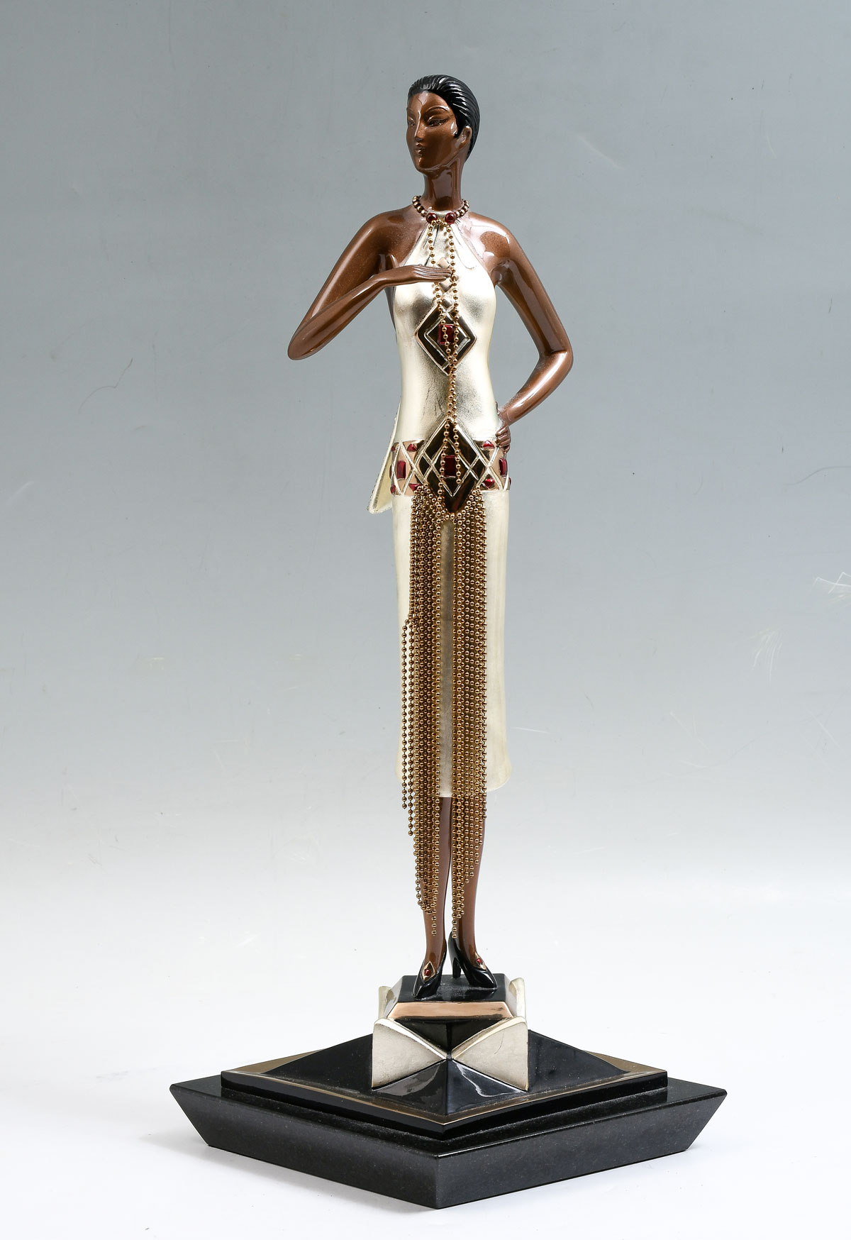 ORIGINAL ERTE BRONZE FASHION MODEL  36c0eb