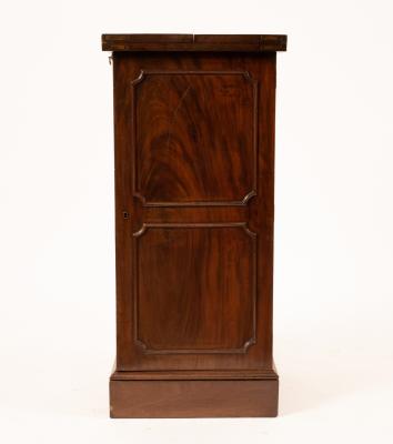 A George III mahogany pedestal,