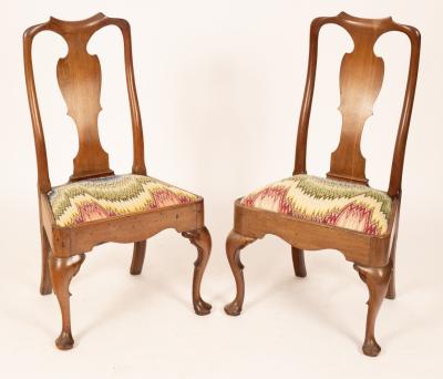 A pair of George I walnut dining 36c16f