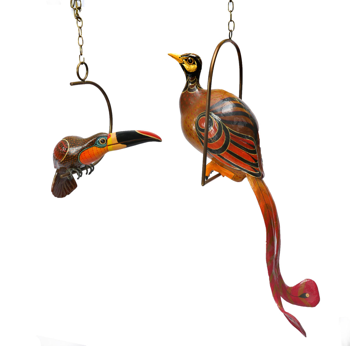 2 PC. SERGIO BUSTAMANTE BIRDS: