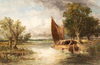 George Chester (1813-1897)/Barge on
