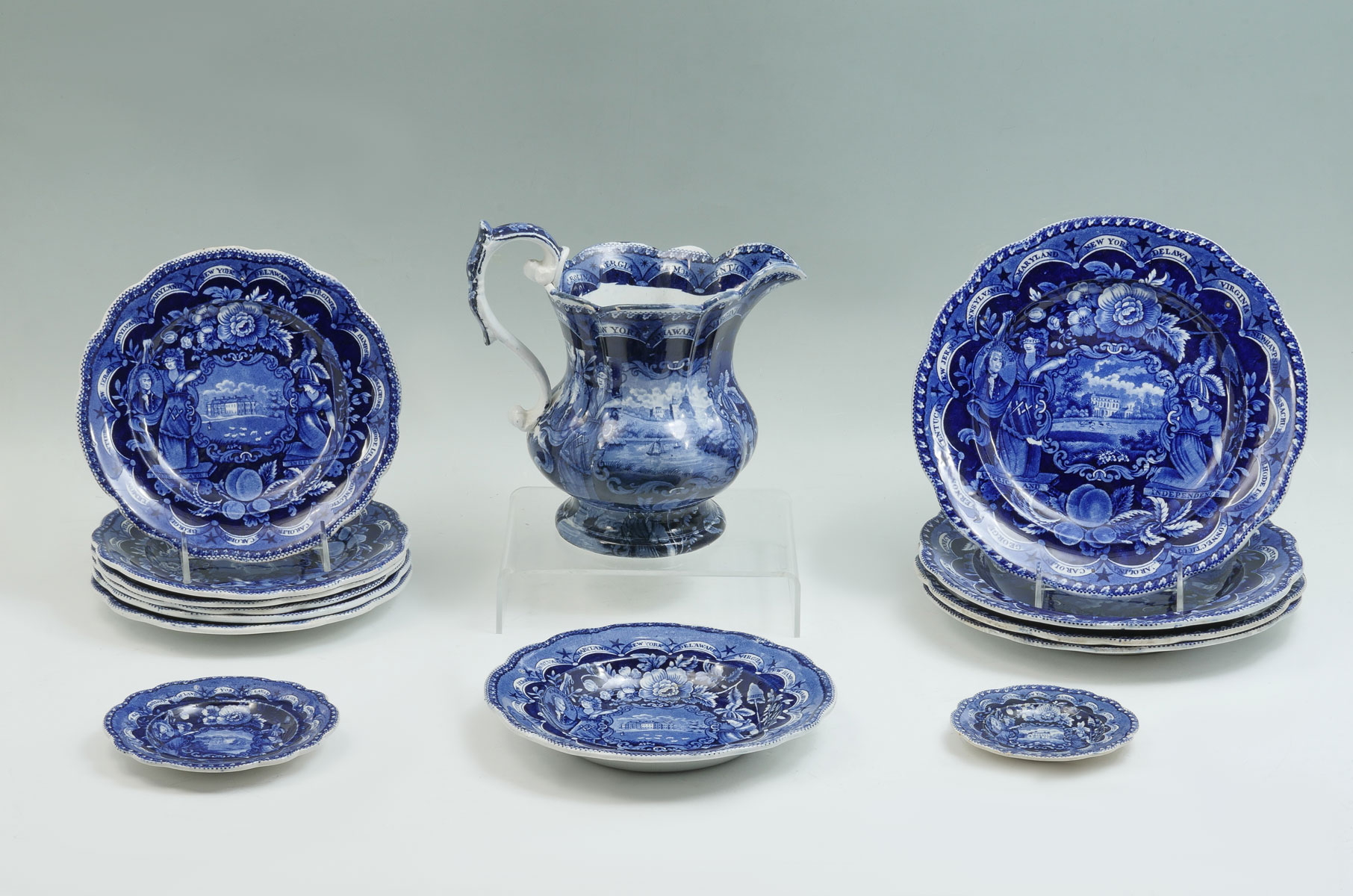 14 PC. CLEWS STAFFORDSHIRE ''STATES''