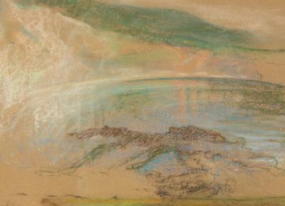 Sarah Challies Constable/Lulworth Cove/coloured