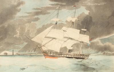 WJ Huggins, 19th Century/HMS Winchester/The