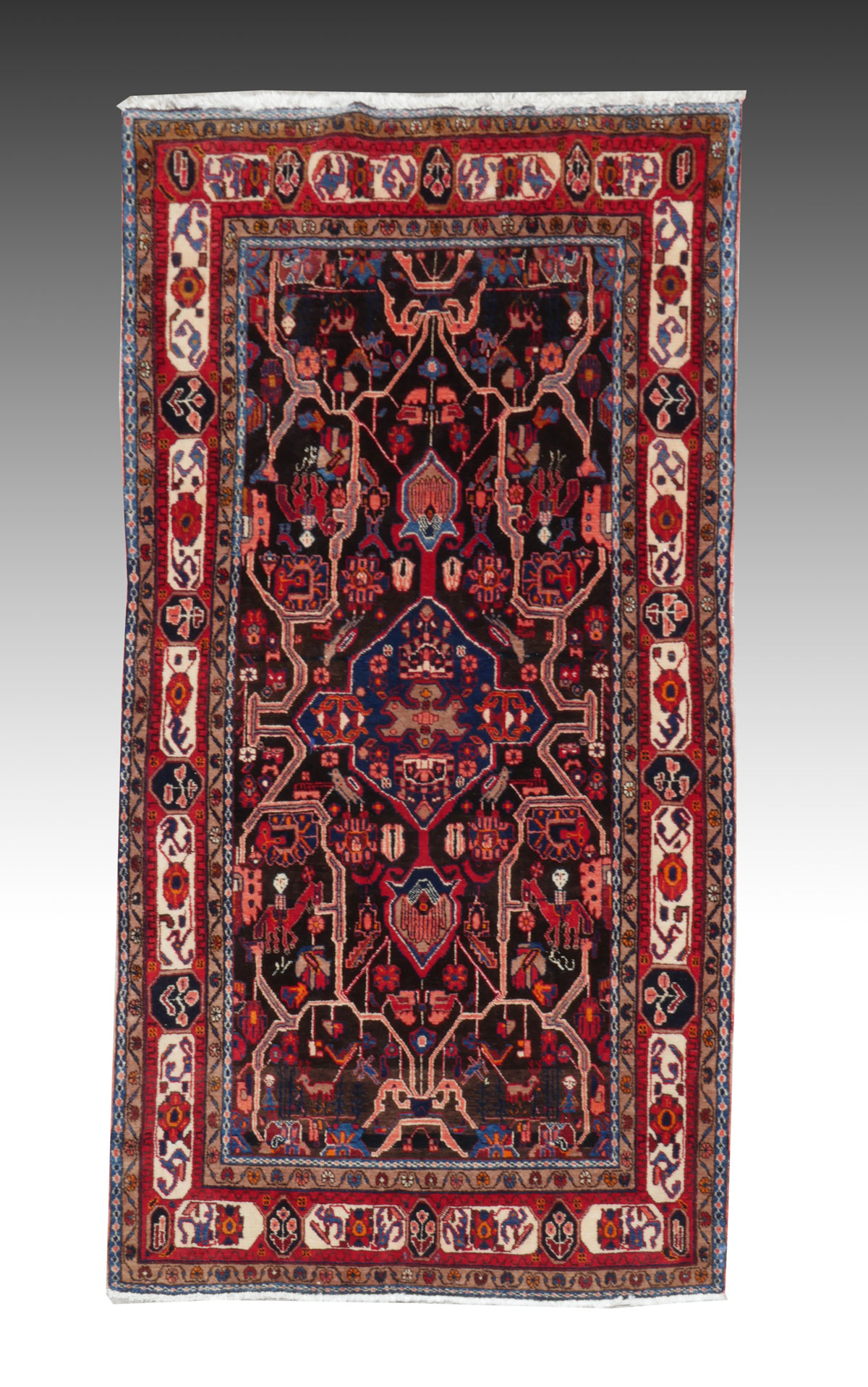 PERSIAN HAND KNOTTED WOOL RUG  36c330