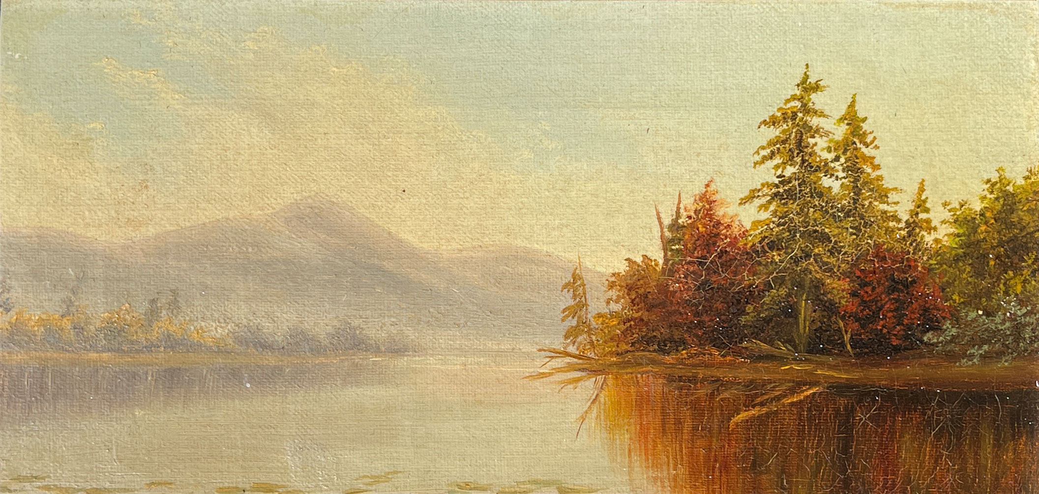 AMERICAN SCHOOL PAINTING, BLUE MOUNTAIN,