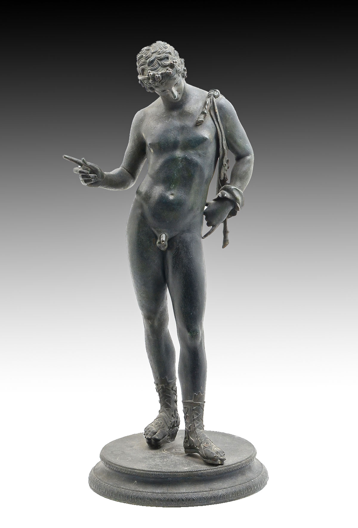 GRAND TOUR NARCISSUS BRONZE Patinated 36c3fb