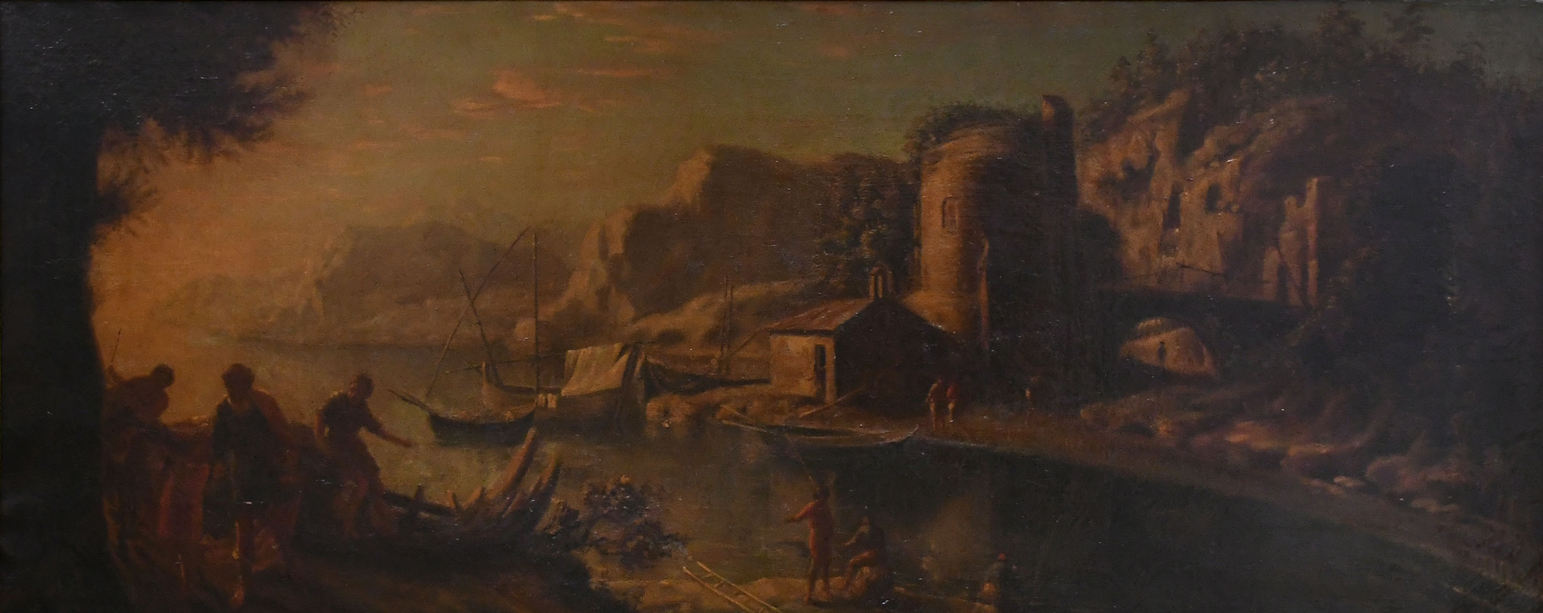 EARLY EUROPEAN RIVER LANDSCAPE