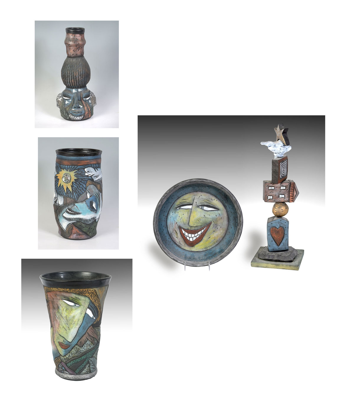 DAVID STABLEY ART POTTERY COLLECTION: