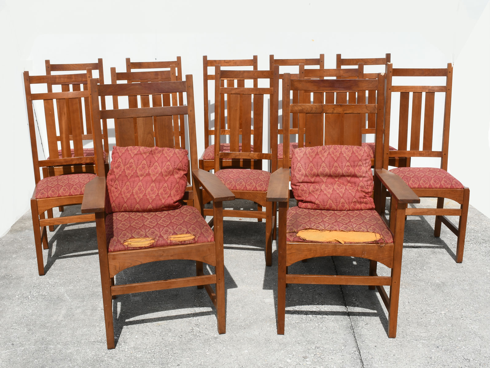 12 STICKLEY CHAIRS Arts crafts 36c44d