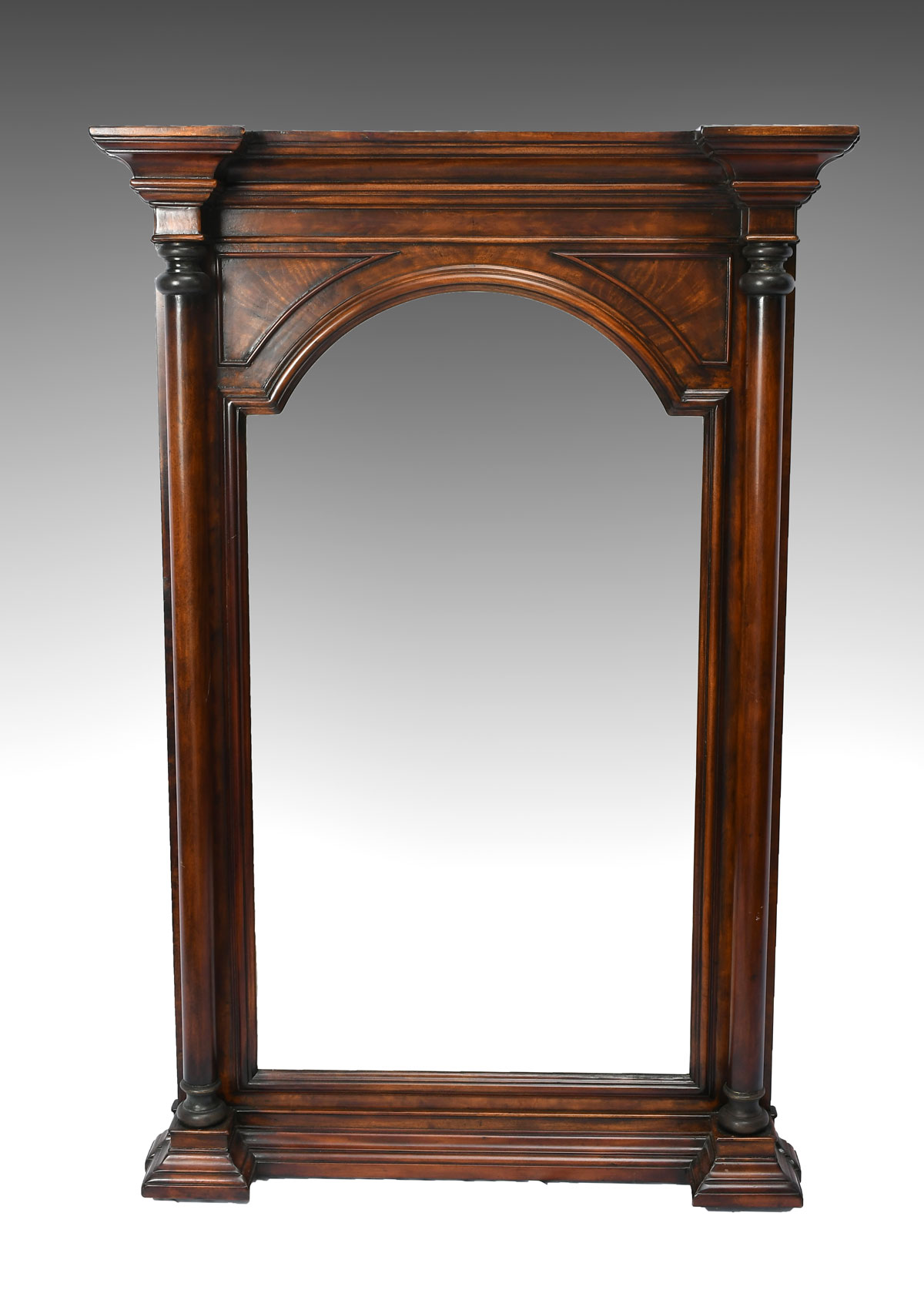 CARVED MAHOGANY MIRROR Beveled 36c489