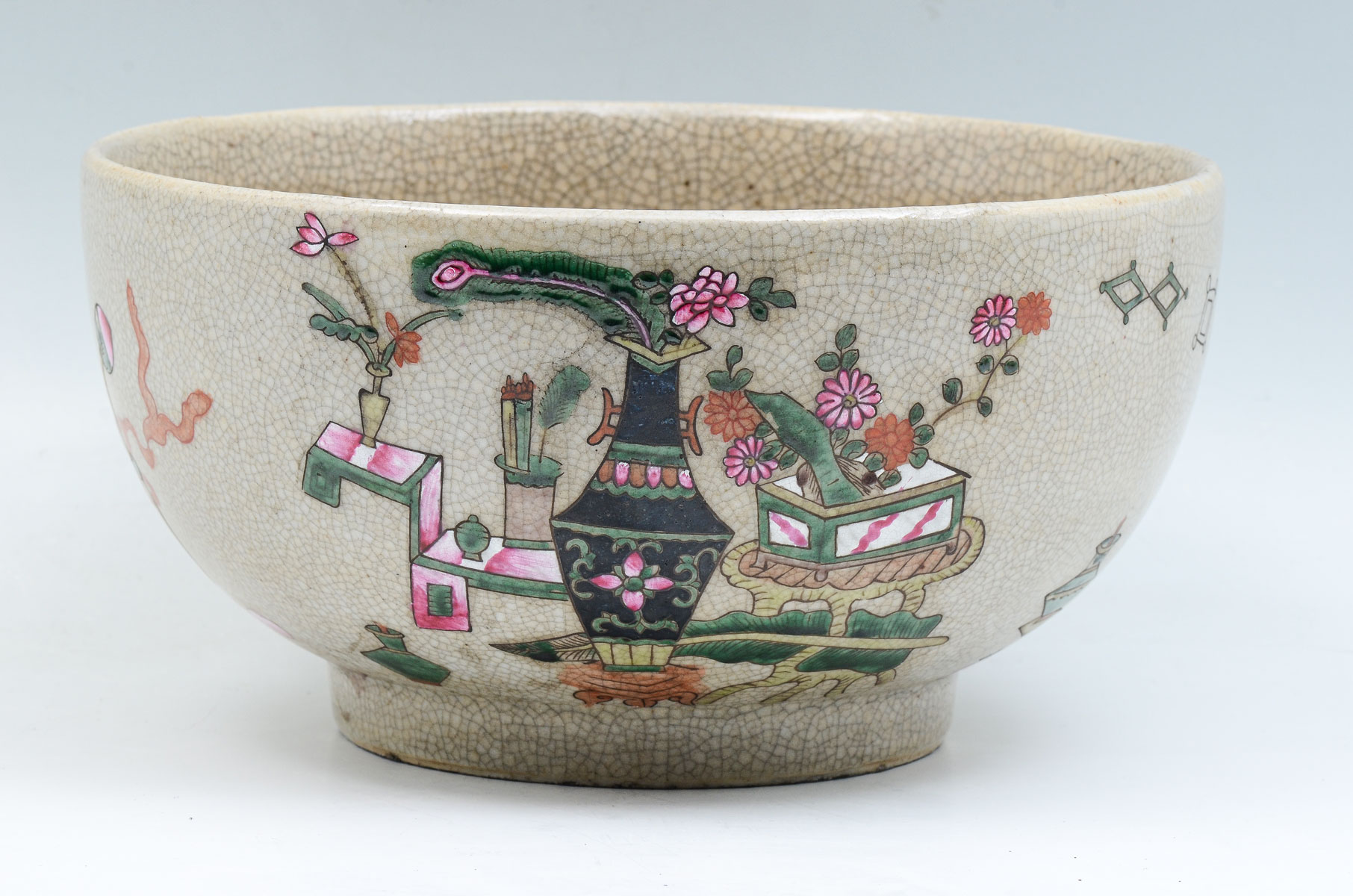 CRACKLE GLAZE CHINESE AUSPICIOUS 36c490