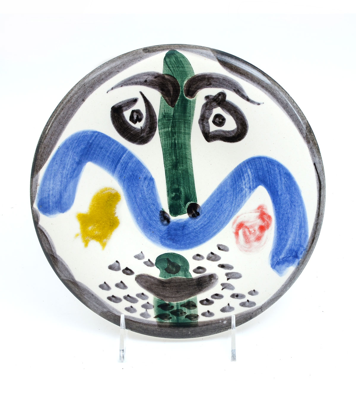 PABLO PICASSO MADOURA FACE PLATE 36c4c4