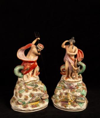 A pair of 19th Century Staffordshire