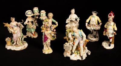 A group of mostly 19th Century porcelain