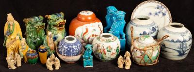 A quantity of Oriental ceramics,