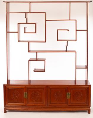 A Chinese display cabinet, the upper