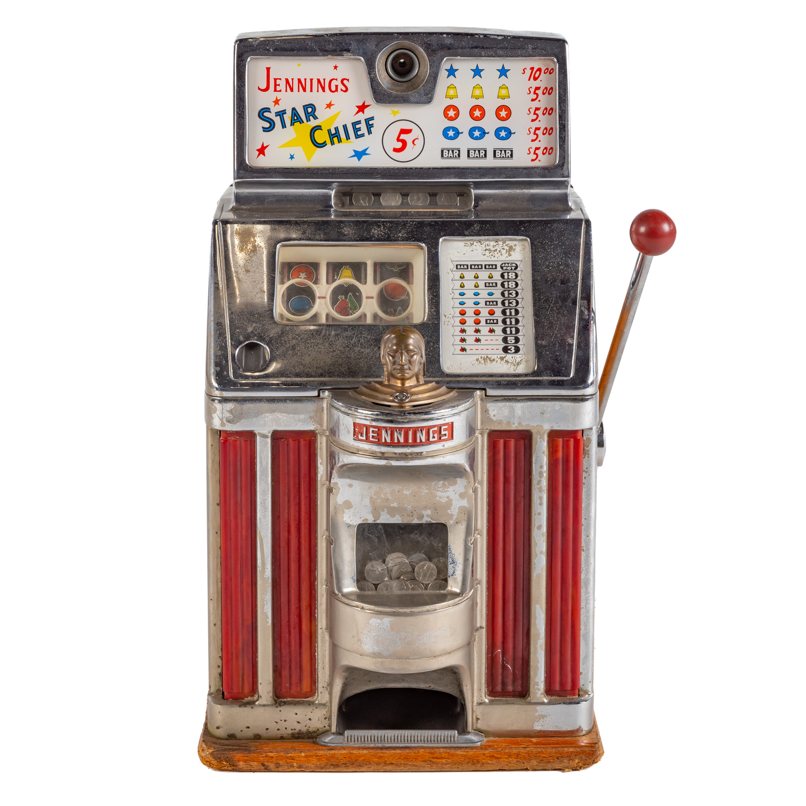 JENNINGS & CO. STAR CHIEF 5C SLOT