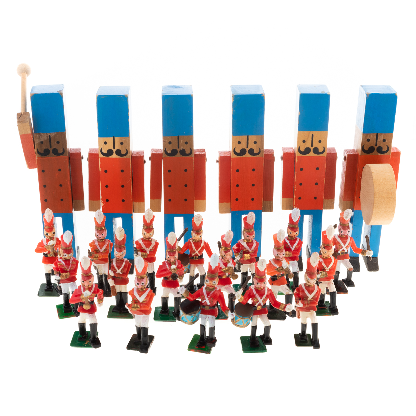 18 WILTON TOY SOLDIERS 6 WOOD 36a077