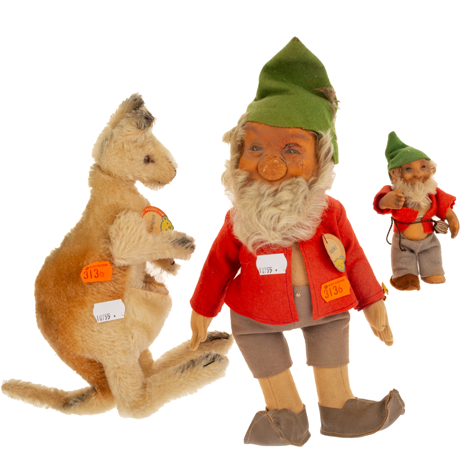 TWO STEIFF GNOMES & A KANGAROO