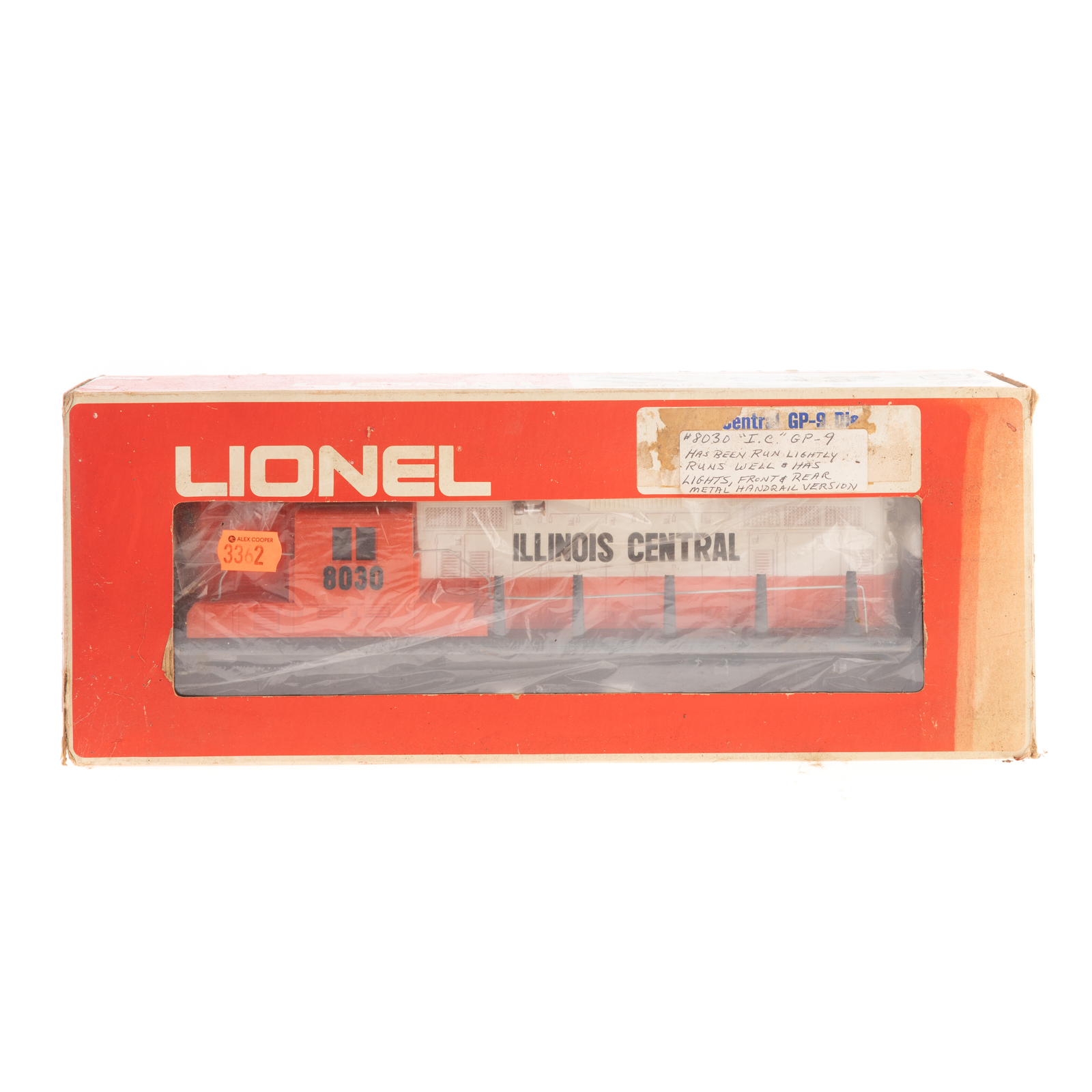 LIONEL ILLINOIS CENTRAL GP-9 DIESEL